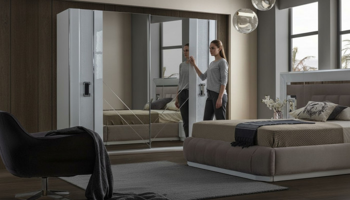 Designer bedroom wardrobe luxury modern cabinet new furniture