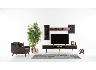 Luxury living room wall unit rtv lowboard tv stand living room furniture wall cabinets