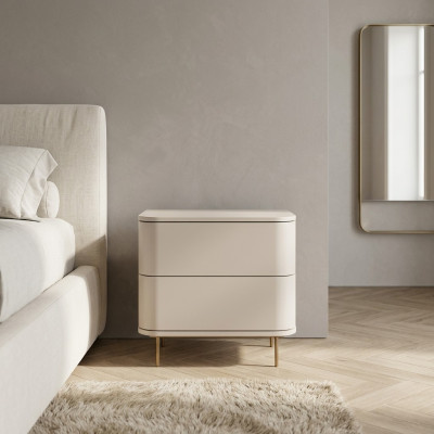 Elegant bedroom style nightstand cabinet bedside table side table