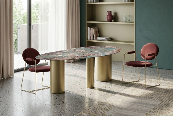 Dining room set dining table with 4 chairs elegant suite modern luxury new 5-piece.