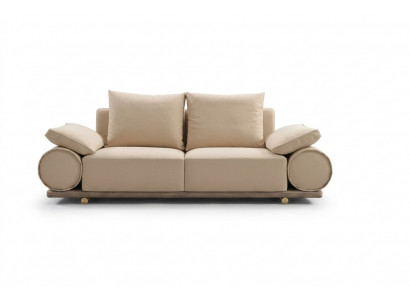 Modern sofa 3-seater white color designer upholstered sofa in living room new