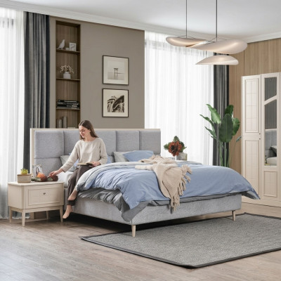 Bed Design Double Bed Luxury Beds Upholstered Bedroom Furniture New