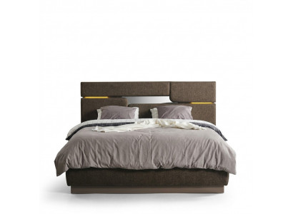 Bedroom set luxury bed brown color and 2x nightstands 3 pieces new