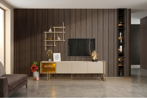 TV lowboard cabinet sideboard chest of drawers side cabinet with shelf