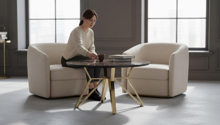 Luxury dining table dining room table metal gold tables dining tables furniture decor