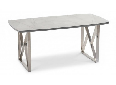 Luxury tables dining room table metal dining room table modern furniture stainless steel