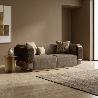 Living room sofa two-seater luxury furnishing upholstery textile design upholstered furniture