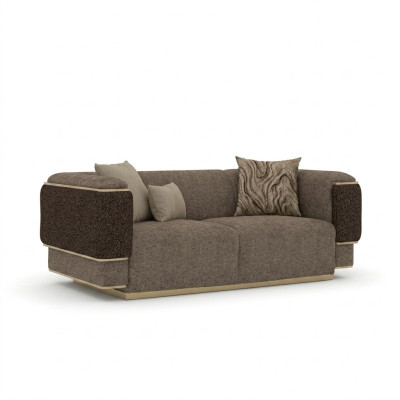 Living room sofa two-seater luxury furnishing upholstery textile design upholstered furniture