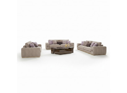 Luxury Furniture Sofa Set Complete with Coffee Table Living Room Set 5 Pieces