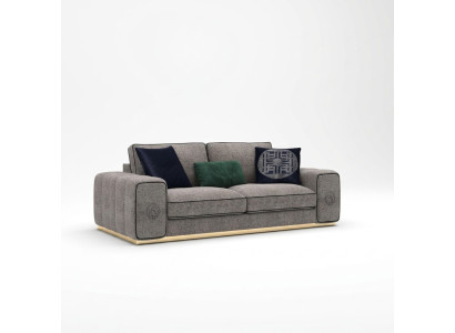 Luxury couch upholstered furniture fabric sofa couches living room new two-seater