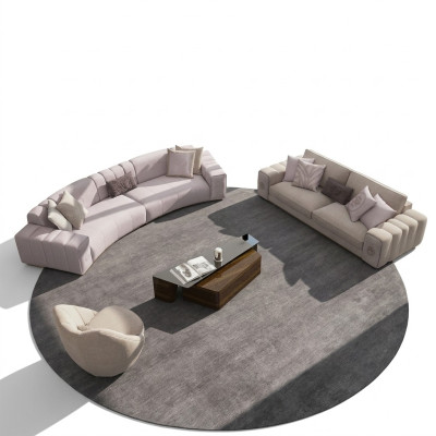 Sofa set 4-piece six-seater three-seater sofa couches living room armchair