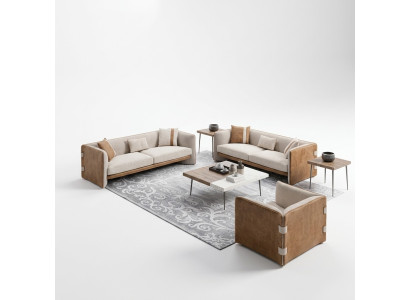 Luxury Sofa Set 2x Three-Seater Sofas Couches Modern Armchair Living Room Furniture