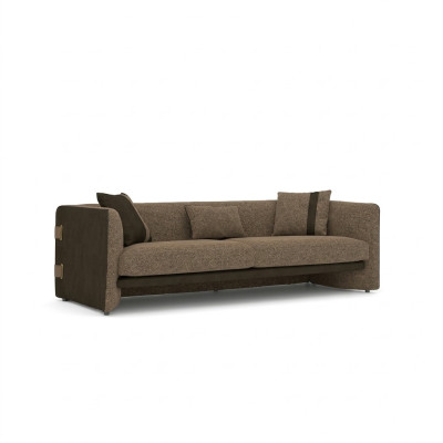 Sofa three-seater upholstery fabric living room couch design luxury upholstered furniture