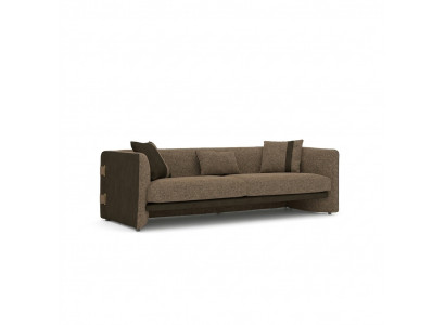 Sofa three-seater upholstery fabric living room couch design luxury upholstered furniture