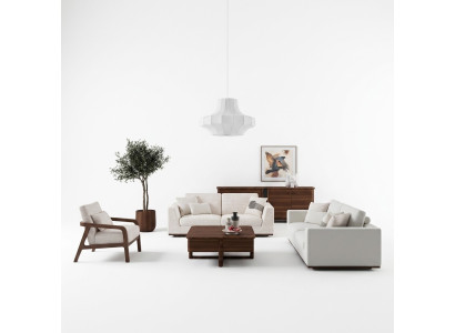 White furniture living room sofa set two-seater sofa design furnishings armchair