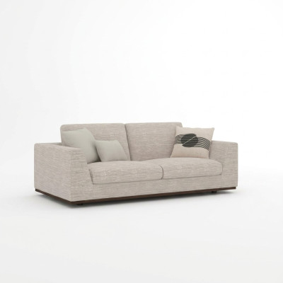 Two-seater sofa couch living room furniture design textile upholstered furniture