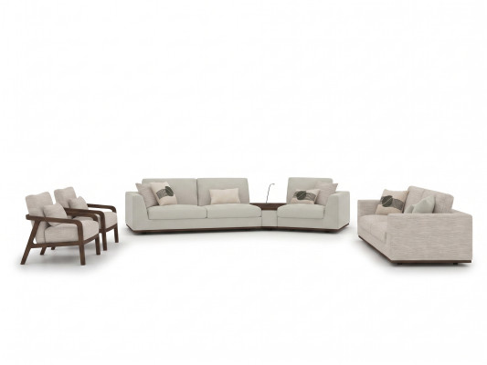 4-piece luxury complete upholstered furniture sofas couches design living room