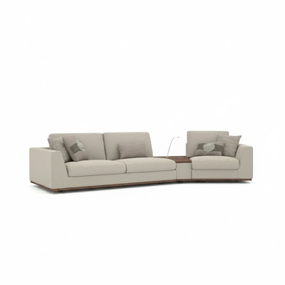 New textile furniture upholstered furniture three-seater sofa couch design furnishings