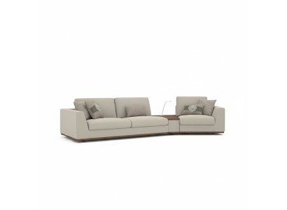New textile furniture upholstered furniture three-seater sofa couch design furnishings