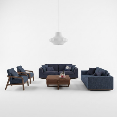 Living room modern fabric sofa two-seater sofa couch luxury design furnishings