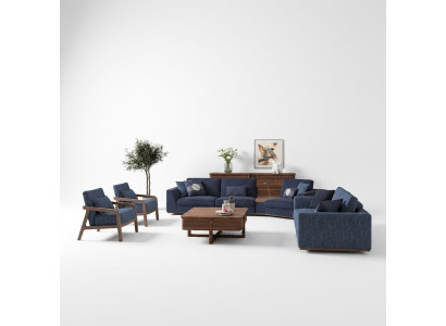 Modern set two-seater three-seater sofa couch luxury fabric sofa design armchair furniture