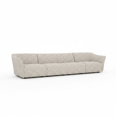 Living room upholstered furniture textile sofa couch four-seater modern design furniture