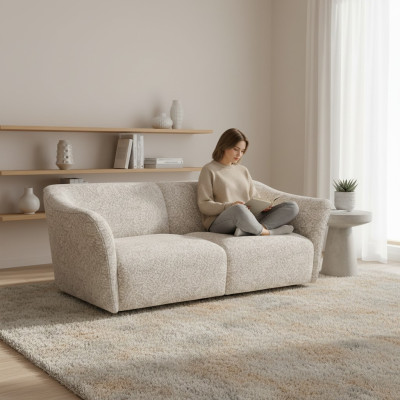 Modern sofa two-seater couch living room furnishings design textile furniture new