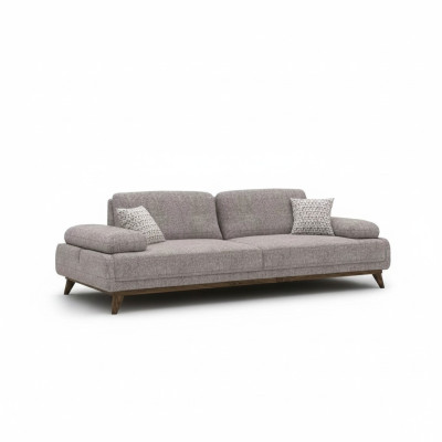 Design upholstered furniture three-seater sofa couch fabric living room modern interior