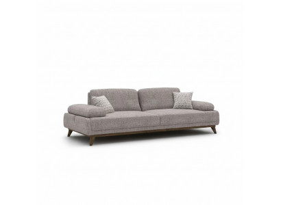 Design upholstered furniture three-seater sofa couch fabric living room modern interior