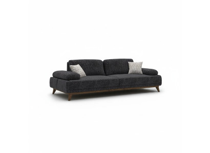 Sofa two-seater upholstered furniture seat couch upholstery fabric living room couches gray