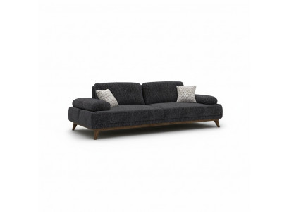 Sofa two-seater upholstered furniture seat couch upholstery fabric living room couches gray