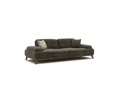 Luxury upholstered furniture sofa three-seater couch living room furnishing upholstery fabric