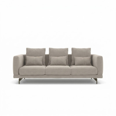Three-seater sofa couch upholstered furniture luxury new textile furniture living room