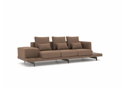 Sofa Couch Three-seater Living Room Upholstered Sofas Design Upholstered Furniture Fabric New