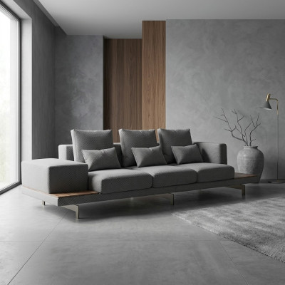 Living room sofa three-seater modern luxury design upholstered furniture new