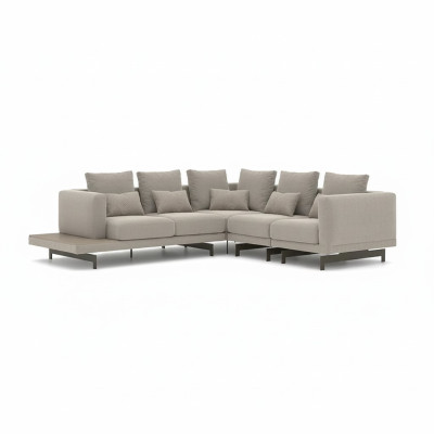 Living Room Designer Textile Upholstered Furniture Corner Sofa Setup Sofa L-Shaped