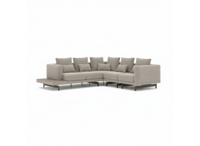 Living Room Designer Textile Upholstered Furniture Corner Sofa Setup Sofa L-Shaped
