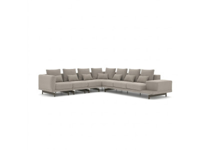 Luxury living room furniture corner sofa L-shape upholstered furniture sofa couch
