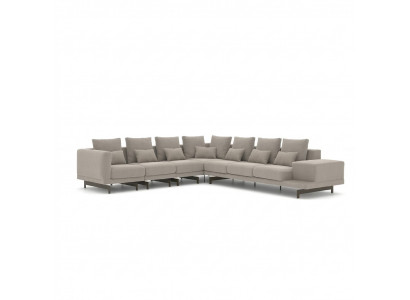 Luxury living room furniture corner sofa L-shape upholstered furniture sofa couch