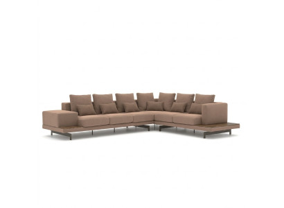 Sofa Couch L-shape Living Room Furniture Set Luxury Interior Designer New