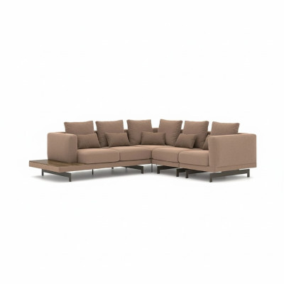 Upholstered furniture corner sofa L-shape sofa couch upholstery textile luxury furnishing