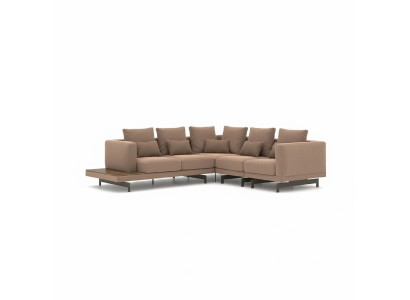 Upholstered furniture corner sofa L-shape sofa couch upholstery textile luxury furnishing