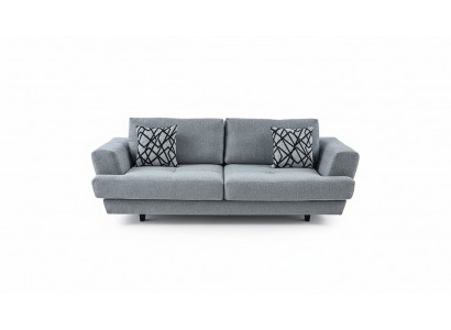 Living Room Design 3-Seater Gray Sofa Modern Luxury Fabric Sofa Exclusive