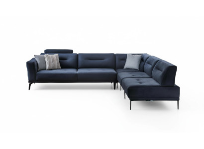 L-shaped luxury living room 4-seater fabric sofa corner sofa modern design