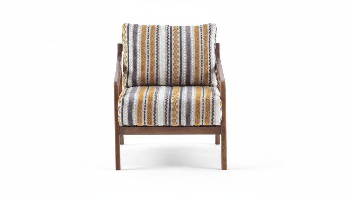 Living Room Lounge Designer Modern 1-Seater Sofa Fabric Sofa with Cushion