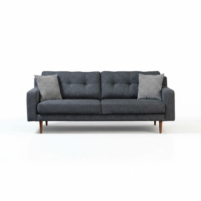 Modern gray three-seater luxurious living room three-seater luxury furniture.
