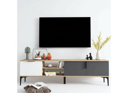 Lowboard RTV TV Stand Modern Design Rectangular Wood Material Luxury Design