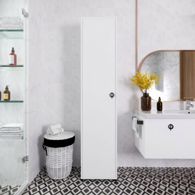 Bathroom cabinet white color modern luxury rectangular bathroom cabinet bathroom