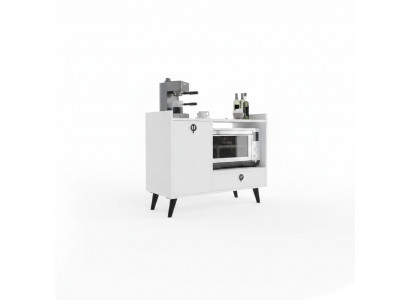 Dining room cabinet coffee cabinet modern design white color rectangular