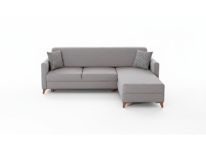 Light gray fabric sofa living room designer couch luxurious corner sofa new